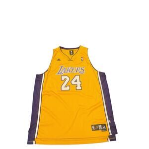 Vintage Kobe Bryant #24 LA Lakers Jersey - Adidas NBA XL Length +2 Gold Purple